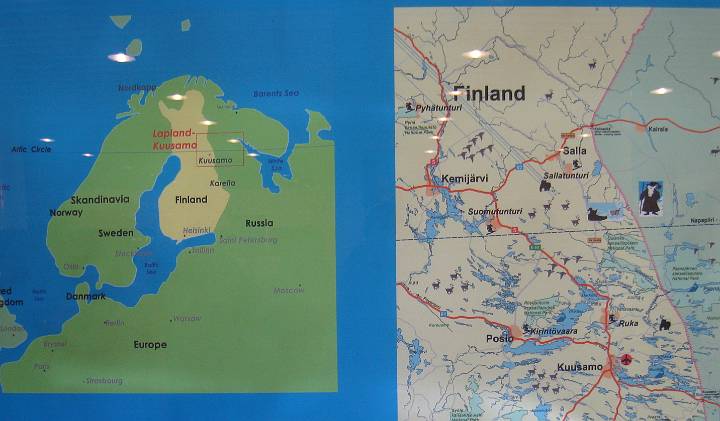 IMG_0094.JPG - Die Rajalta Rajalle (=von Grenze zu Grenze) Tour verläft ca. 100 km südlich des Polarkreises über 440 km von der russischen Grenze etwa 60 km nordöstlich von Kuusamo bis nach Tornio an der schwedischen Grenze nördlich des Finnischen Meerbusesns.